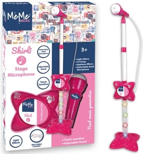 Meme pink stage microphone
