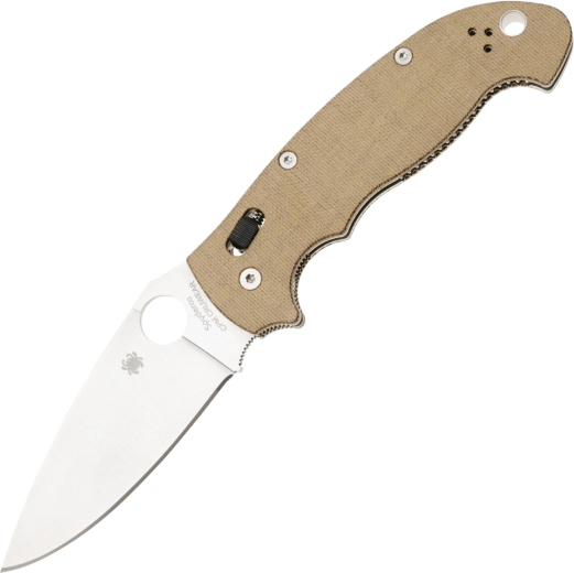 Kokkupandav nuga Spyderco Manix 2 XL Brown, CPM Cru-Wear, Micarta, satin 9,8 cm