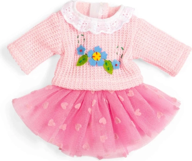 Bigjigs Toys Pink Tulle Skirt and Sweater for 28 cm Doll