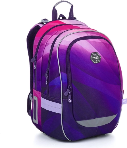 Topgal School Backpack – Pink Wave