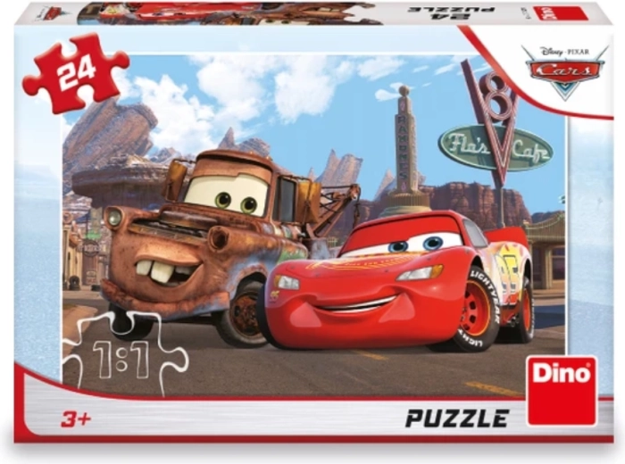 Dino pusle autod linnas 24 tükki