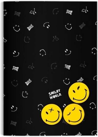 Smiley World A5 Lined Notebook, 40 Sheets