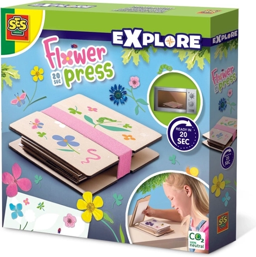SES Explore microwave flower press