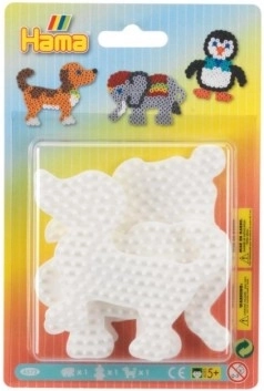 Hama triikhelmete aluslauad – Elevant, Pingviin ja Kutsikas