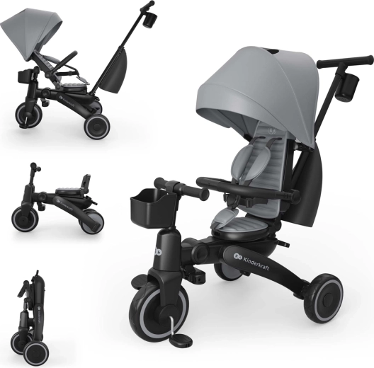 Kinderkraft kolmerattaline Jazz 3 grey
