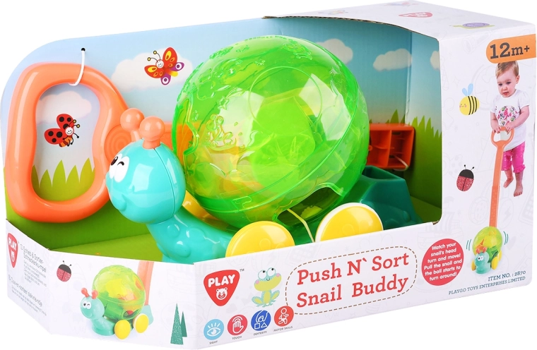 PlayGo Button Snail – Interactive Play Set