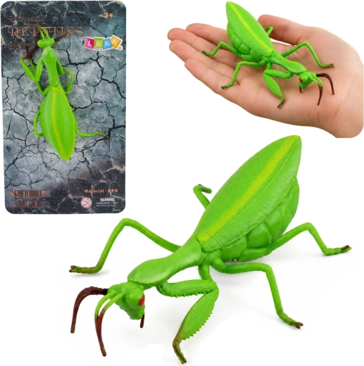 Realistlik kummist roheline palvetaja (kudlanka) figuur 18 cm