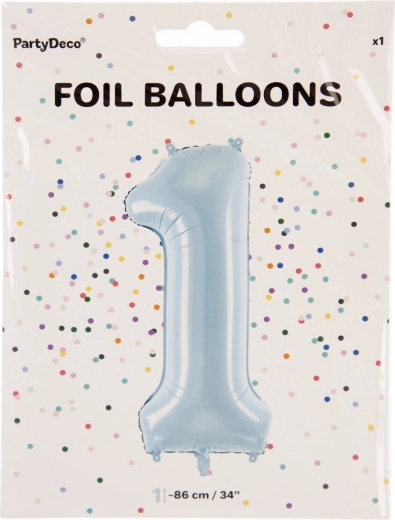 Fooliumõhupall number 1, sinine 86 cm