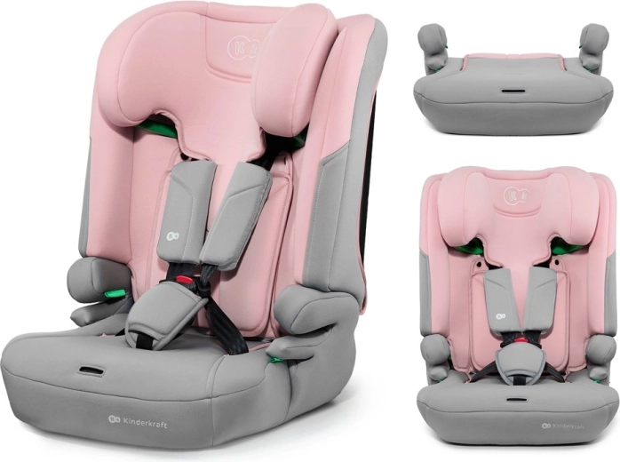 Kinderkraft I-comfy i-size turvatool 76–150 cm roosa
