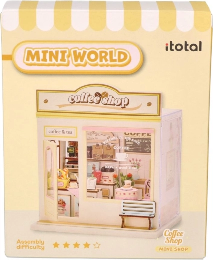 i-Total Mini-dioraama DIY kohvik ise kokkupanekuks