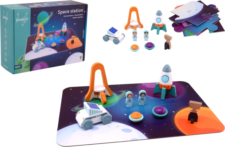 Puidust ehituskomplekt Jouéco® kosmosejaam