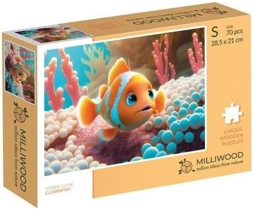 Milliwood Yippee cutie klounkala – puidust pusle