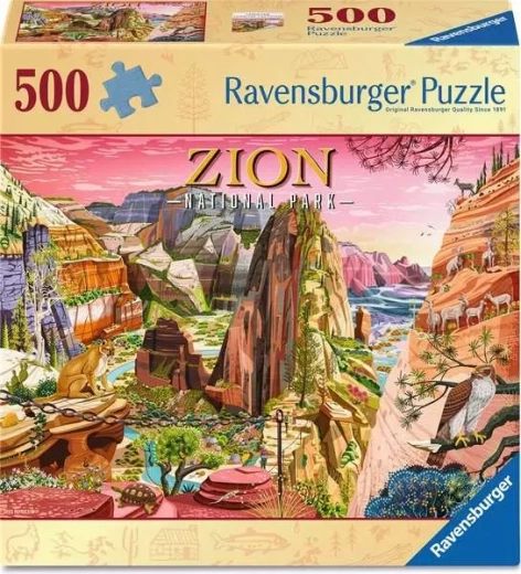 Ravensburgeri pusle Zioni rahvuspark 500 tükki