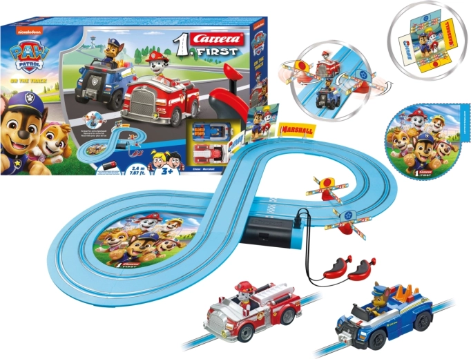 Carrera FIRST Paw Patroli võidusõidurada On the Track 2,4 m