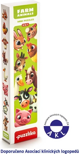 Puzzlika Farm Animals – Educational Puzzle 8 Animals, 16 Pieces