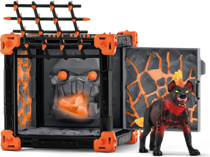 Eldrador Creatures laavahüääni BattleCave'i areen