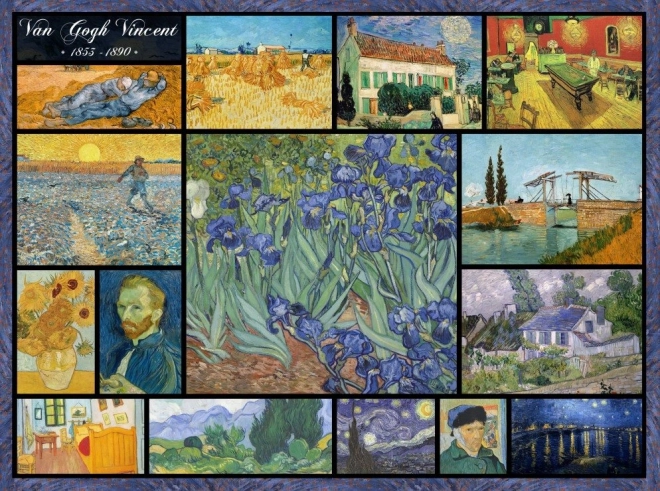 Pusle: Vincent van Goghi kollaaž, 2000 tükki