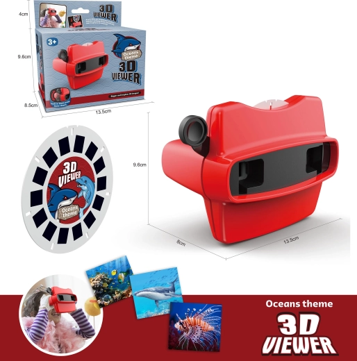 3D Glasses Sea 13.5 × 8 × 9.6 cm