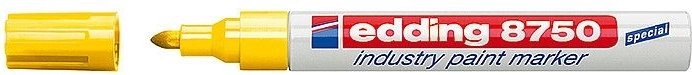 Tööstuslik lakimarker Edding 8750, kollane