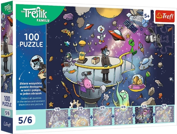 Pusle 100 tükki Treflikud: Bert kosmoses