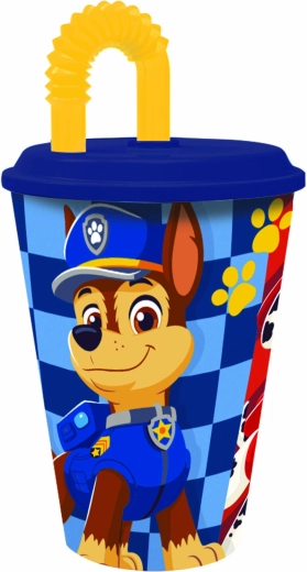 PAW Patroli plastist kõrrega joogitops 430 ml