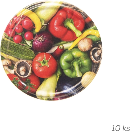 Metal lid BIO 66 vegetable 10 pcs