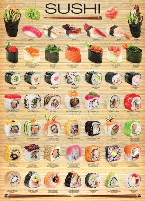 EUROGRAPHICS pusle Sushi 1000 tükki