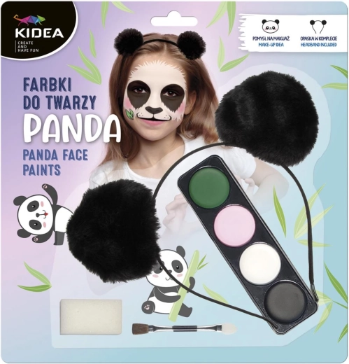 Panda näomaalide komplekt