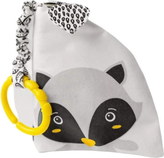 Sensory fabric book Raccoon Pedro 0+ Mom's Care