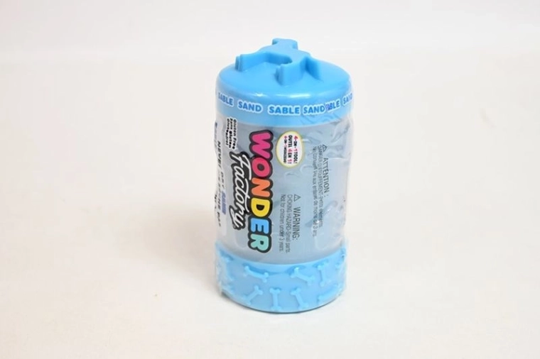 Wonder Factory kunagi mitte kuivav liiv – sinine komplekt 4in1 rulliga