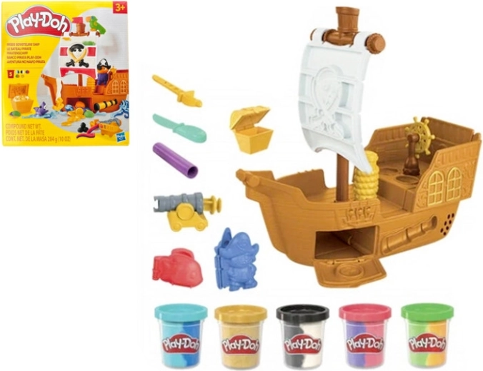 Play-Doh Pirate Ship – creative modeling set