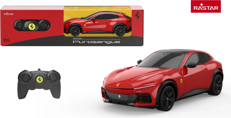 RC car Ferrari Purosangue 1:24 red Rastar