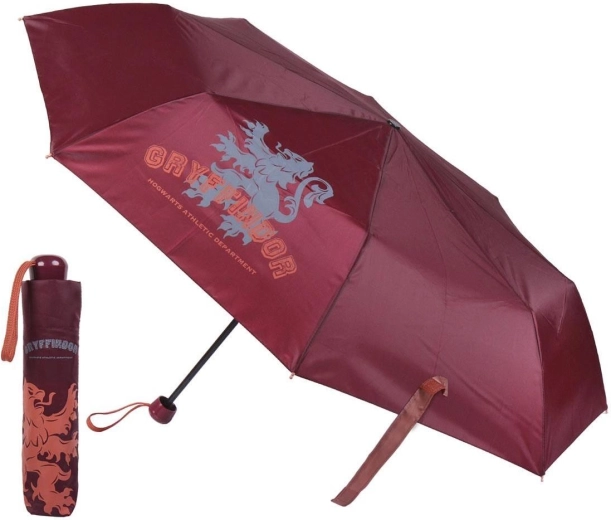 Harry Potter Gryffindor Burgundy Folding Umbrella