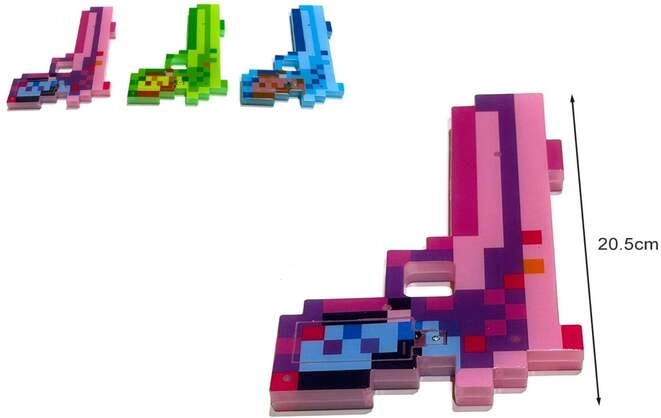 Lastepüstol Gazelo Pixel valgus- ja heliefektidega