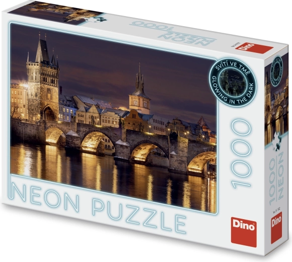 Neoonpuzzle Öine Karli sild neon 1000 tükki