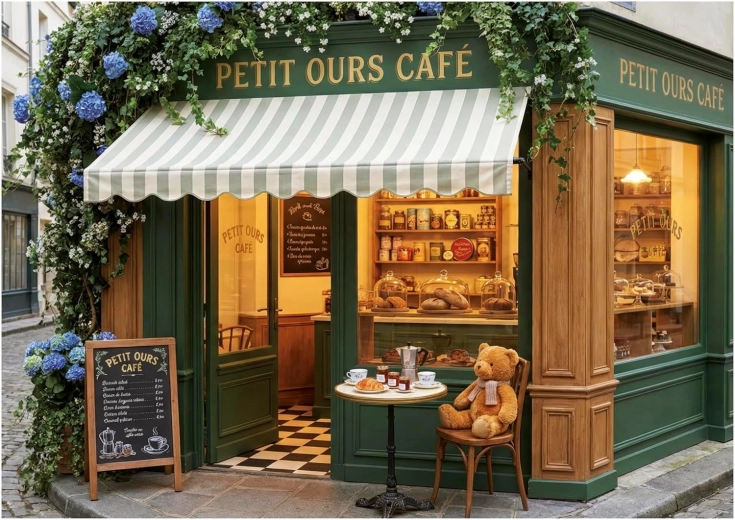 Educa Puzzle Teddy Bear Café 1000 Pieces