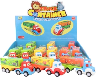 Baby plastic truck with flywheel