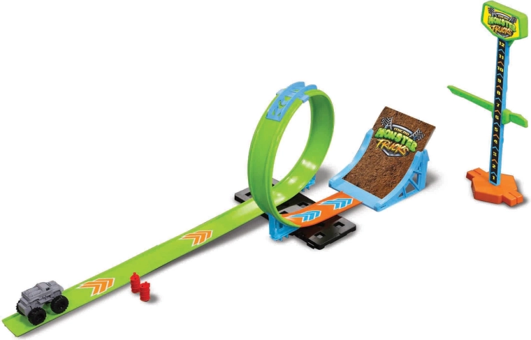 Maisto Cyber Racers Micro Monster Truck Show Race Track