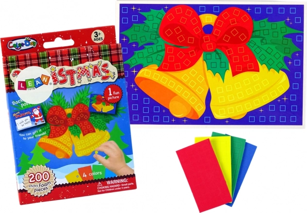 Tee‑ise värviline pidulik mosaiik-kelluke