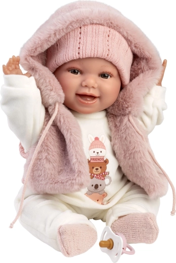 Llorens New born realistlik beebinukk helidega 38 cm
