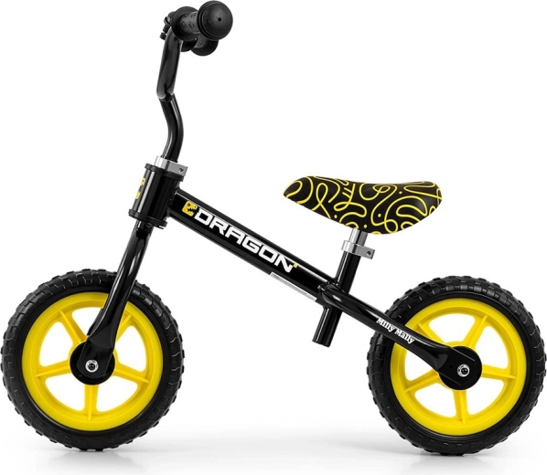 Milly Mally Dragon black kids balance bike
