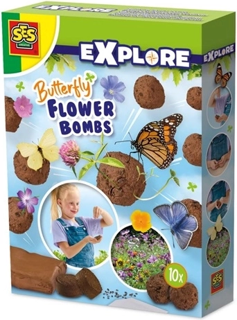 SES Flower Bombs with Butterflies