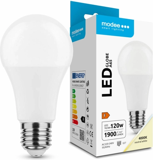 LED Bulb Globe A65 18.5 W E27 4000 K 270°