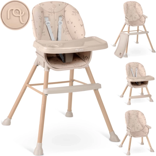 Söögitool NUKIDO Tilo 3-in-1 beež