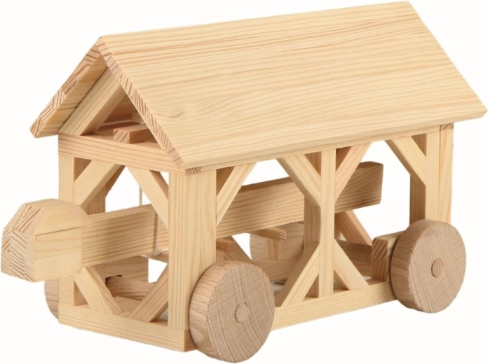 Walachia wooden glue-together model kit – battering ram