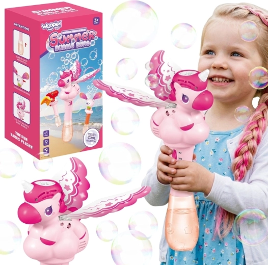 Woopie roosa ükssarveseebimullipüstol