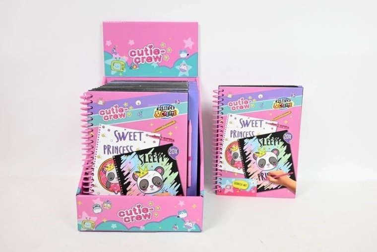 Cutie Crew scratchbook – loominguline kraapimisplokk