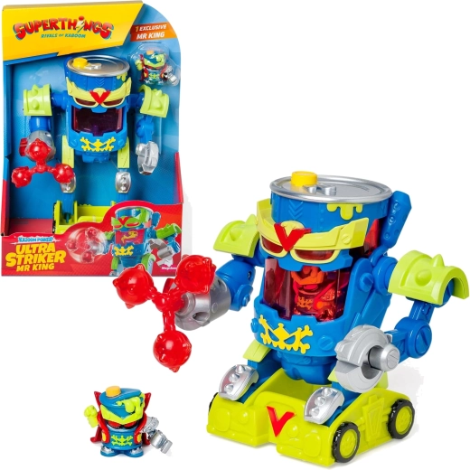 SuperThings Ultra Striker Mr King robot koos figuuriga