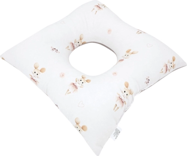 EKO Postpartum Pillow Ballerina Mouse 40 × 40 cm