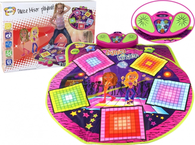 Laste tantsumatt tulede ja helidega, 91 cm x 93 cm